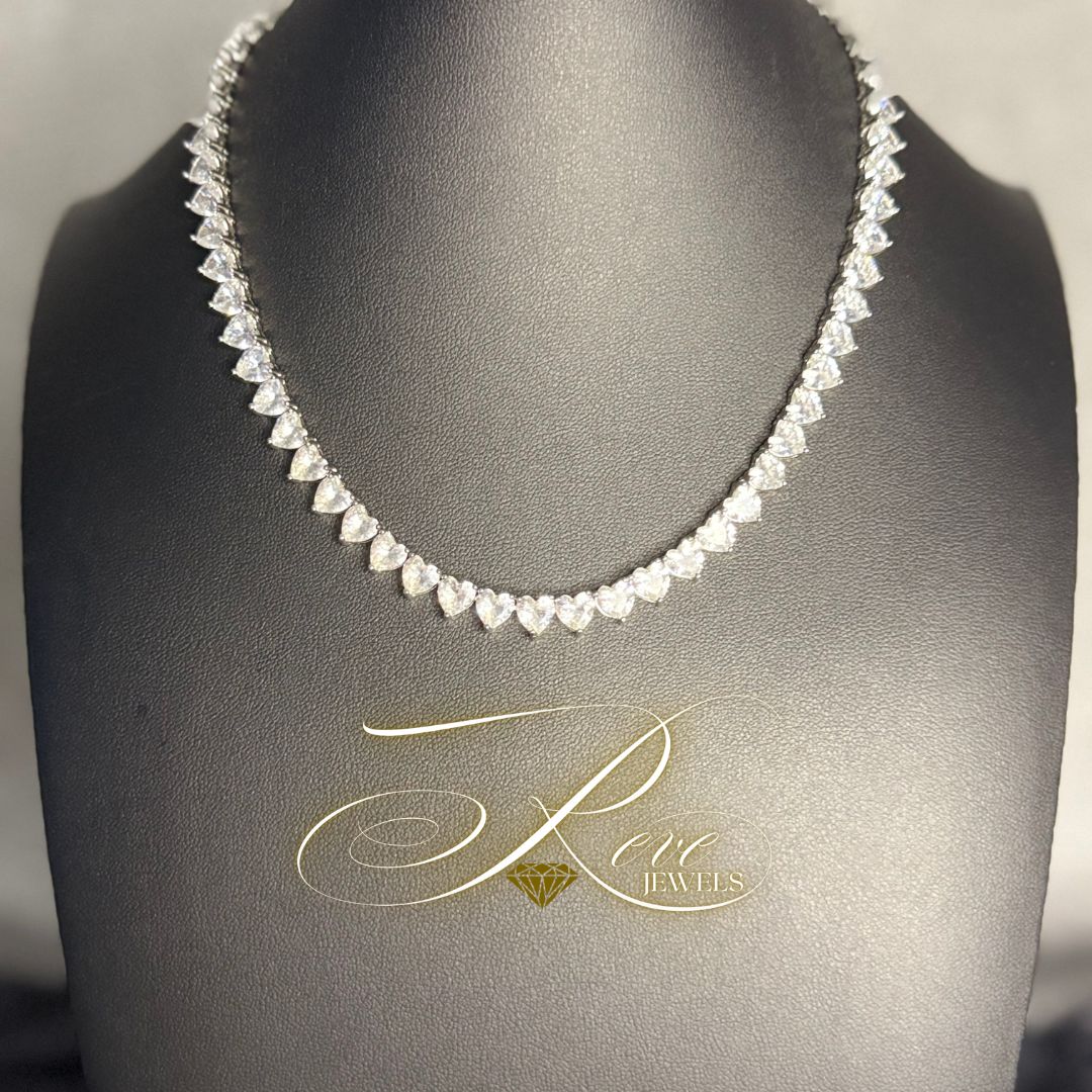 Heart Tennis Chain 💎❤️