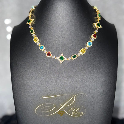 Spiked Gems Necklace 💎