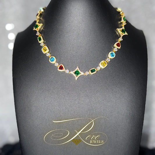 Spiked Gems Necklace 💎