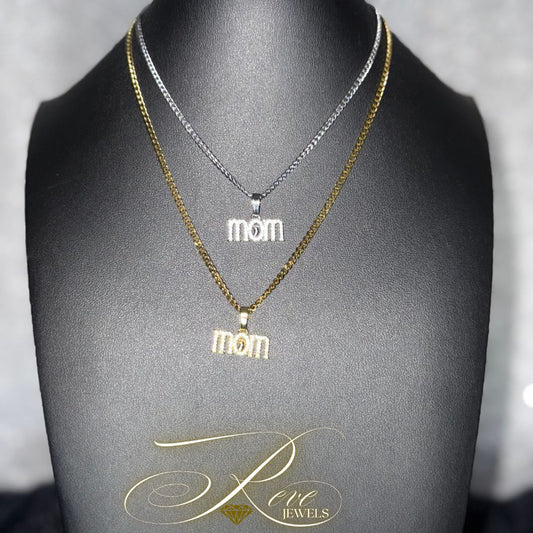 Mom Footprint Necklace 💎
